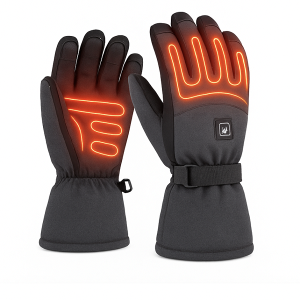 Heated Winter Gloves – Rechargeable, Waterproof, Touchscreen-Compatible