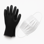 Protective Work Gloves & Mask Set – Durable Grip Gloves with Breathable Face Mask