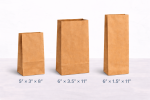 Brown Kraft Snack Paper Bag - Image 2
