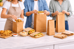 Brown Kraft Snack Paper Bag - Image 4